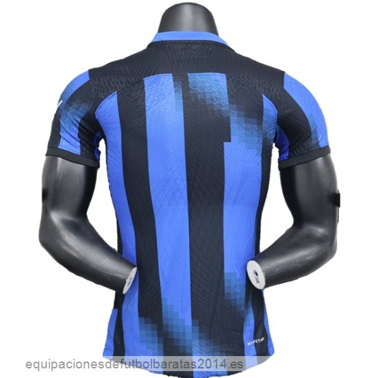 Nuevo Tailandia 1ª Jugadores Camiseta Inter Milan 23/24 Azul Blanco Baratas